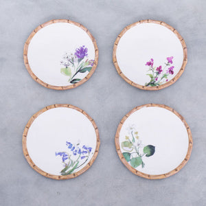 Beatriz Ball Beatriz Ball Vida Bamboo Floral Salad Plates - Little Miss Muffin Children & Home