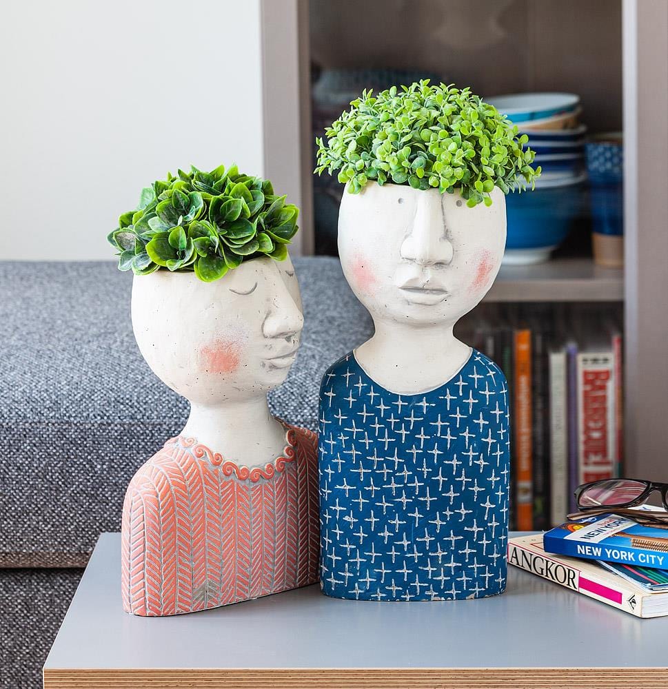 Abbott Abbott Large Female Head Planter - Little Miss Muffin Children & Home