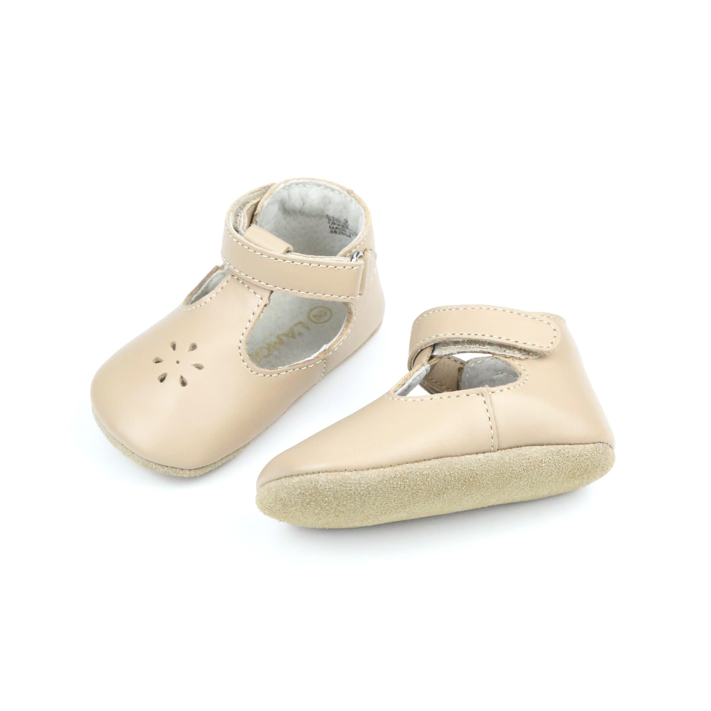 L'amour - L'Amour Baby Girl Lisette Mary Jane Crib Shoe - Little Miss Muffin Children & Home