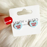 Sandy + Rizzo Sandy + Rizzo Hug Me Stud Earrings - Little Miss Muffin Children & Home