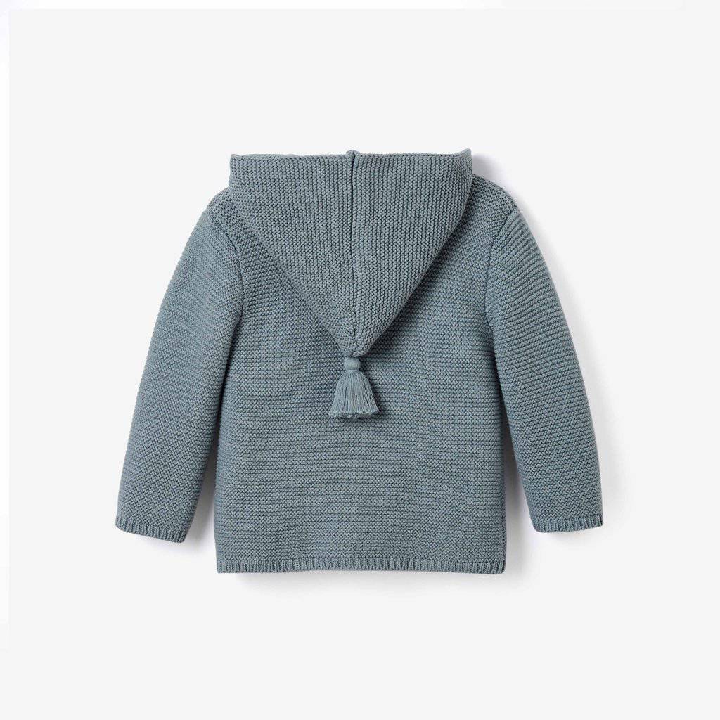 Elegant Baby - Elegant Baby Hooded Tassel Knit Baby Sweater & Knit Pants Set - Little Miss Muffin Children & Home