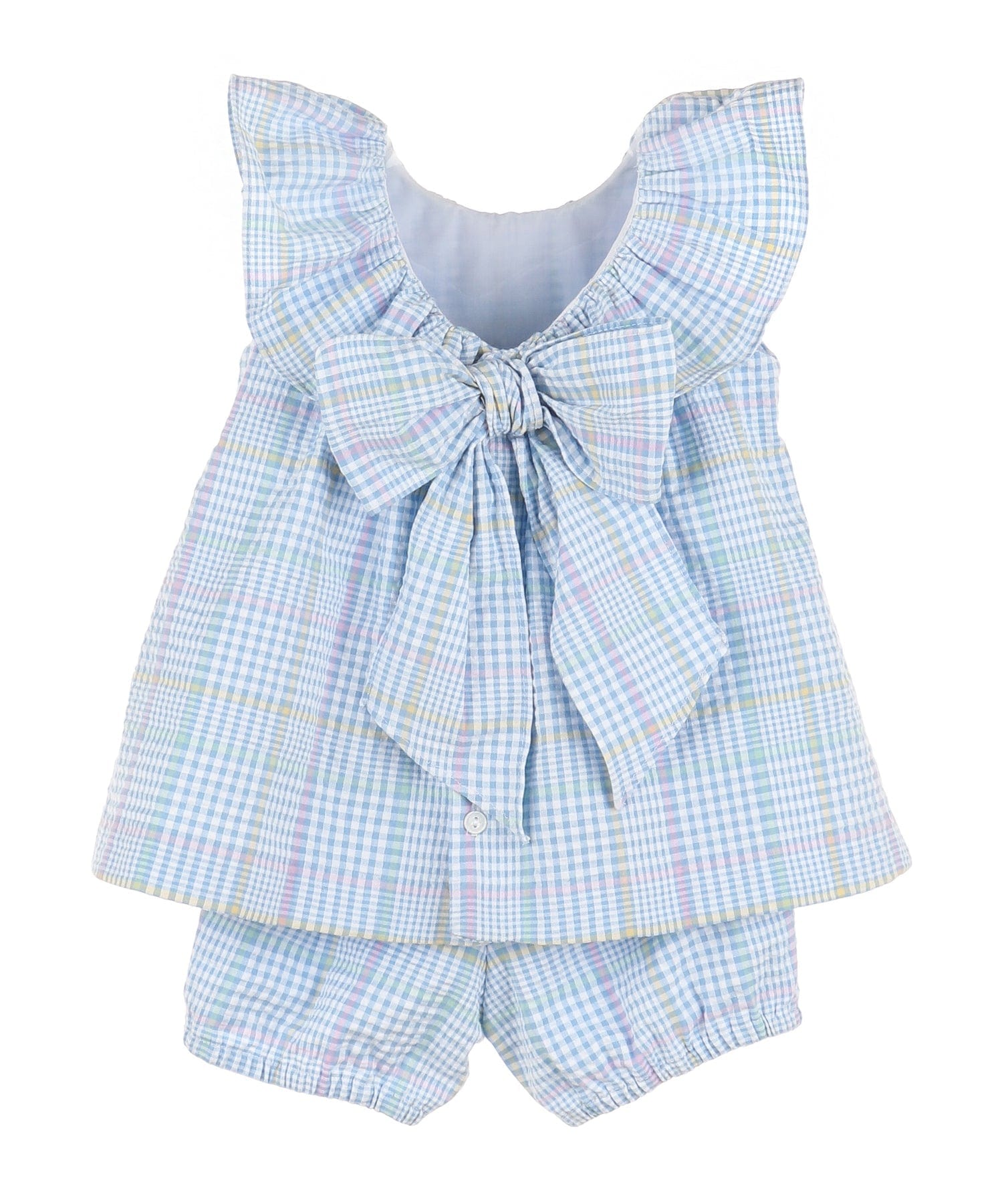 Casero Casero Girl's Pastel Plaid Swing Set - Little Miss Muffin Children & Home