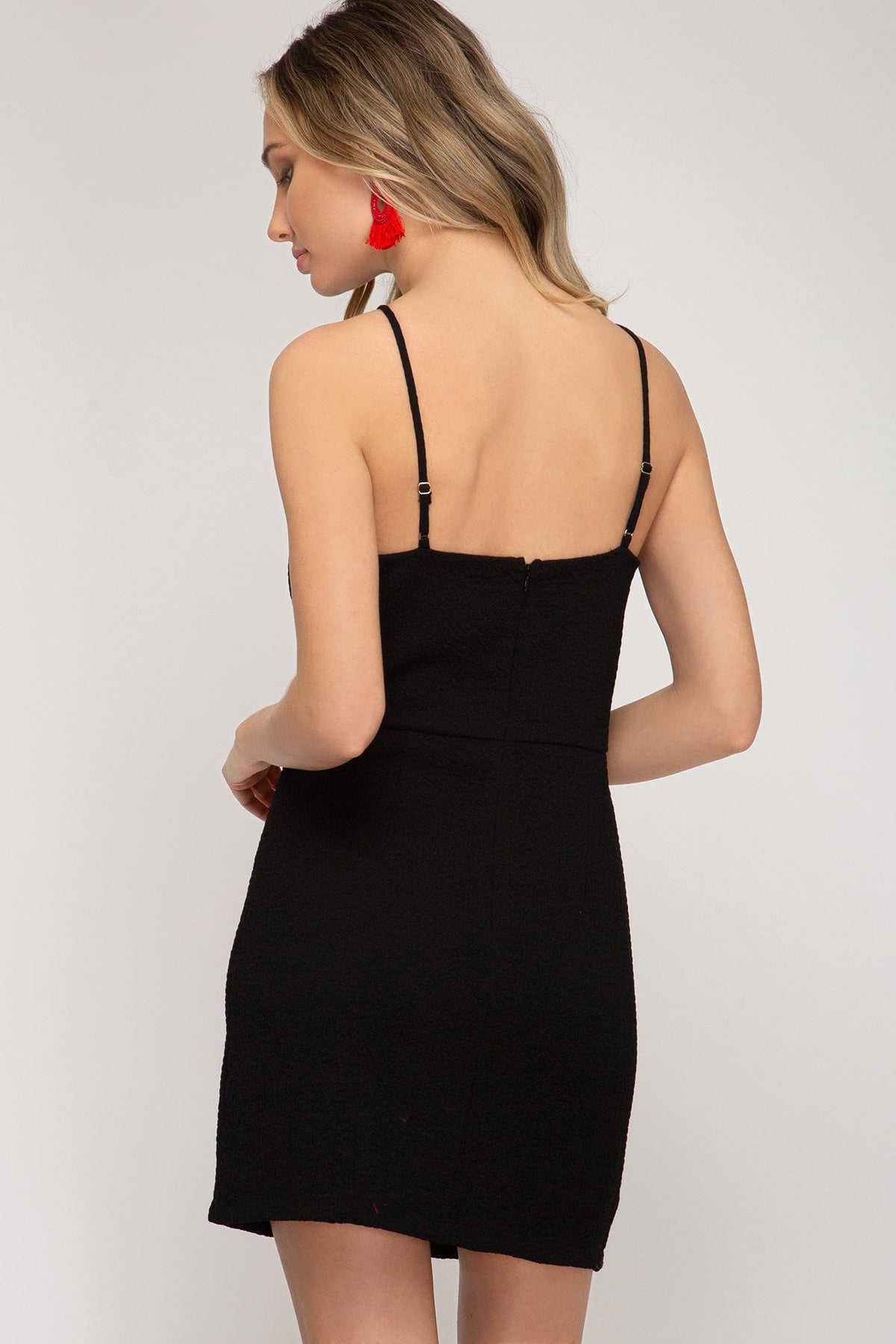 She & Sky She & Sky Textured Sleeveless Mini Dress - Little Miss Muffin Children & Home