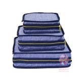 OHM - Mint Sweet Little Things Mint Sweet Little Things Navy Chambray Stacking Set - Little Miss Muffin Children & Home