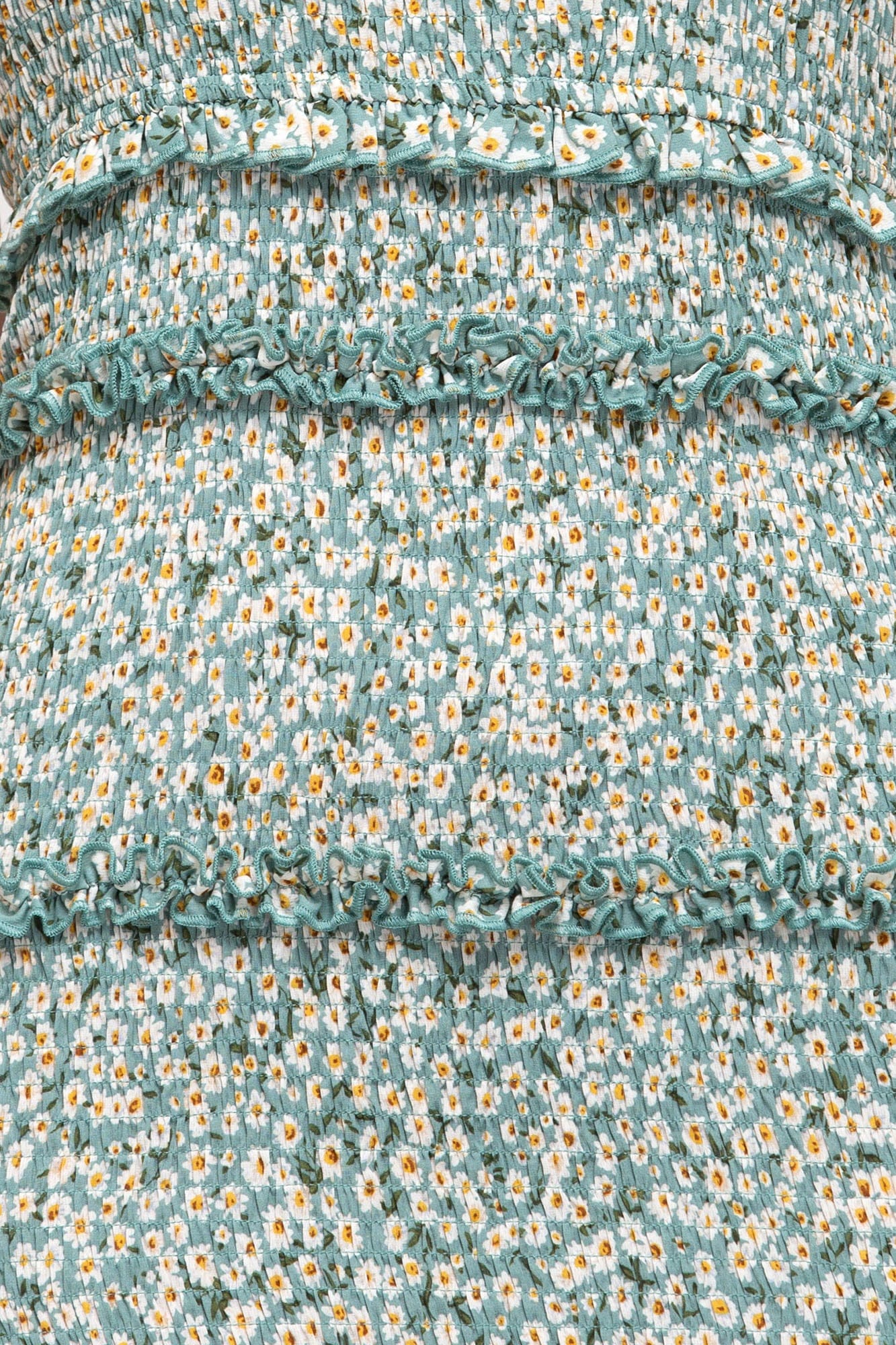 She & Sky She & Sky Floral Smocked Ruffle Dress - Little Miss Muffin Children & Home