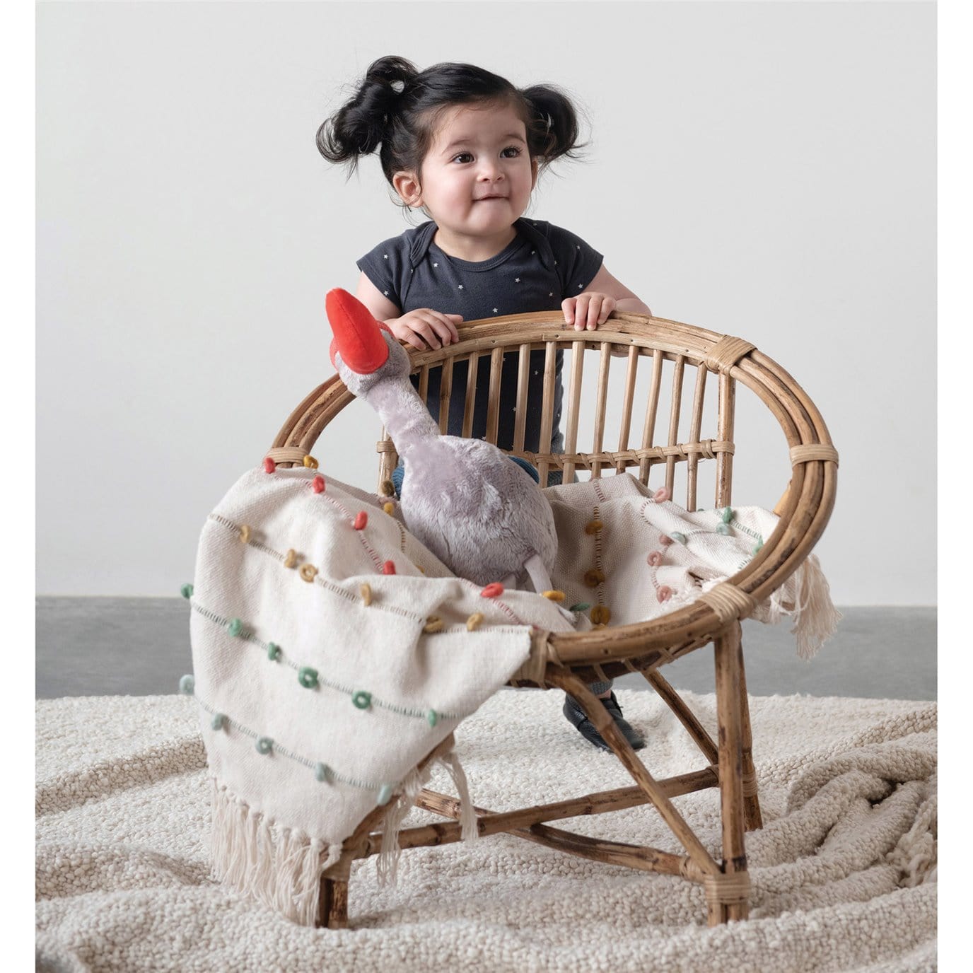Creative Co-op Creative Co-op Plush Pelican With beanie - Little Miss Muffin Children & Home