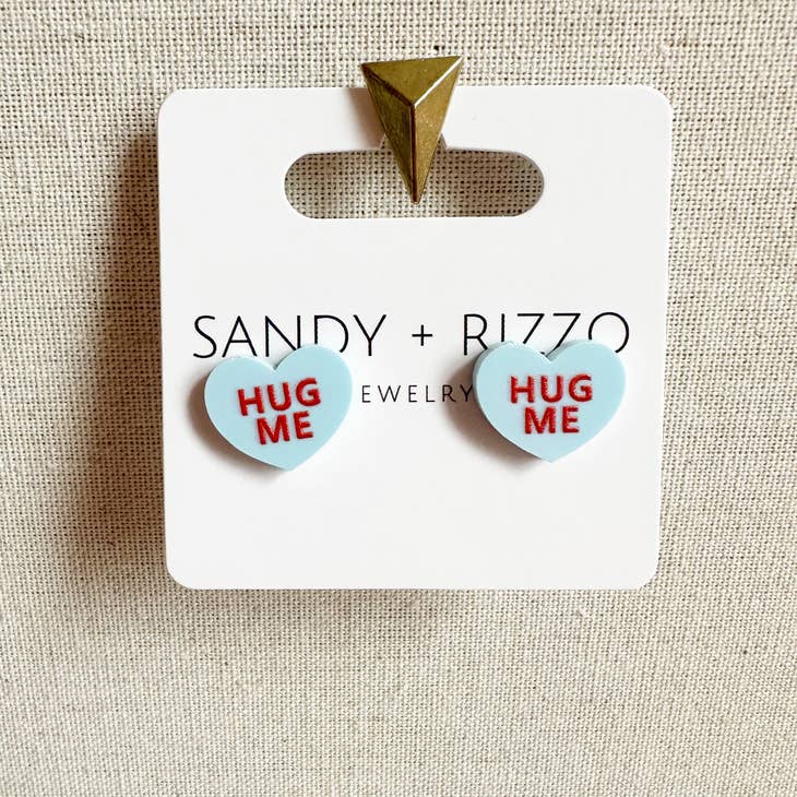 Sandy + Rizzo Sandy + Rizzo Hug Me Stud Earrings - Little Miss Muffin Children & Home