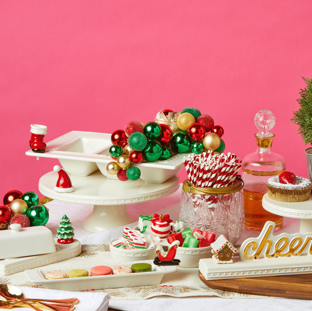 Nora Fleming - Nora Fleming Santa Stops Here Topper - Little Miss Muffin Children & Home