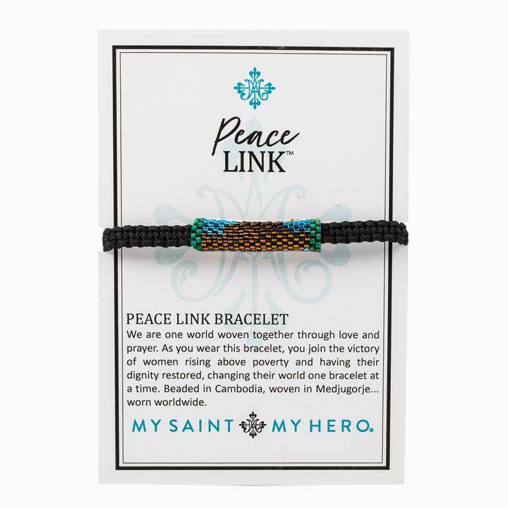 My Saint My Hero - My Saint My Hero Peace Link Bracelet - Little Miss Muffin Children & Home