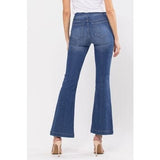 Cello Jeans Cello High Rise Flare Jeans with Side Slit - Little Miss Muffin Children & Home