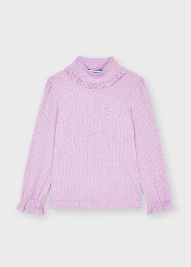 Mayoral Mayoral Ribbed Mockneck Sweater - Little Miss Muffin Children & Home