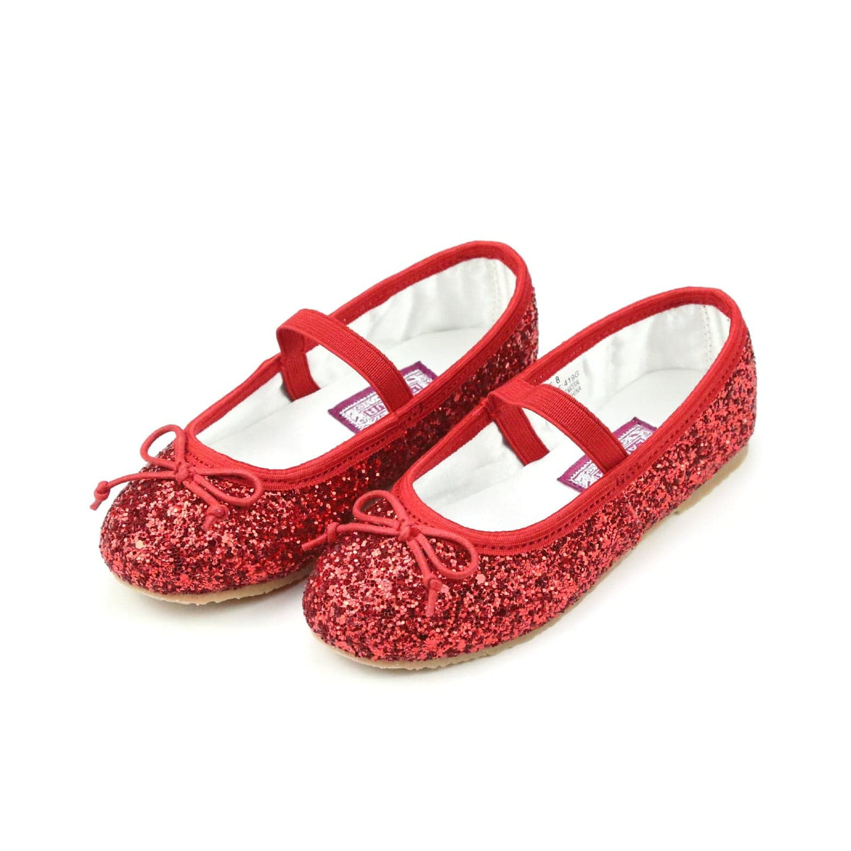 L'Amour Shoes L'Amour Victoria Sparkle Glitter Flat - Little Miss Muffin Children & Home