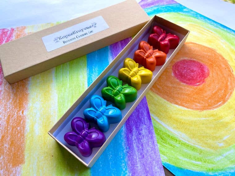 KagesKrayons Butterfly Crayons Gift Box - Little Miss Muffin Children & Home