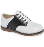 Badorf Shoe Footmates White and Black Cheer Oxford - Little Miss Muffin Children & Home