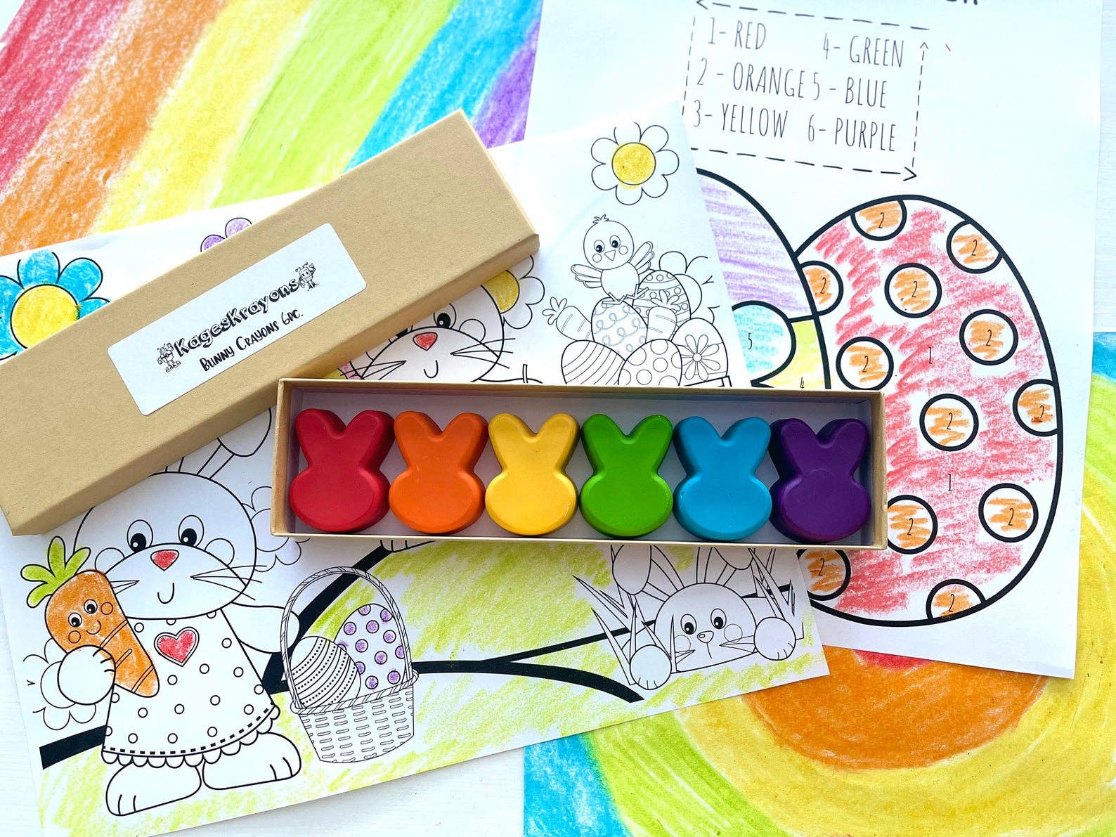 KagesKrayons Bunny Crayons Gift Box - Little Miss Muffin Children & Home