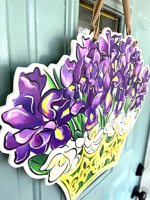 Art By Allie Art By Allie Floral Crown Door Hanger - Little Miss Muffin Children & Home