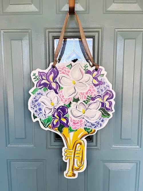 Art By Allie Art By Allie Jazz Bouquet Door Hanger - Little Miss Muffin Children & Home