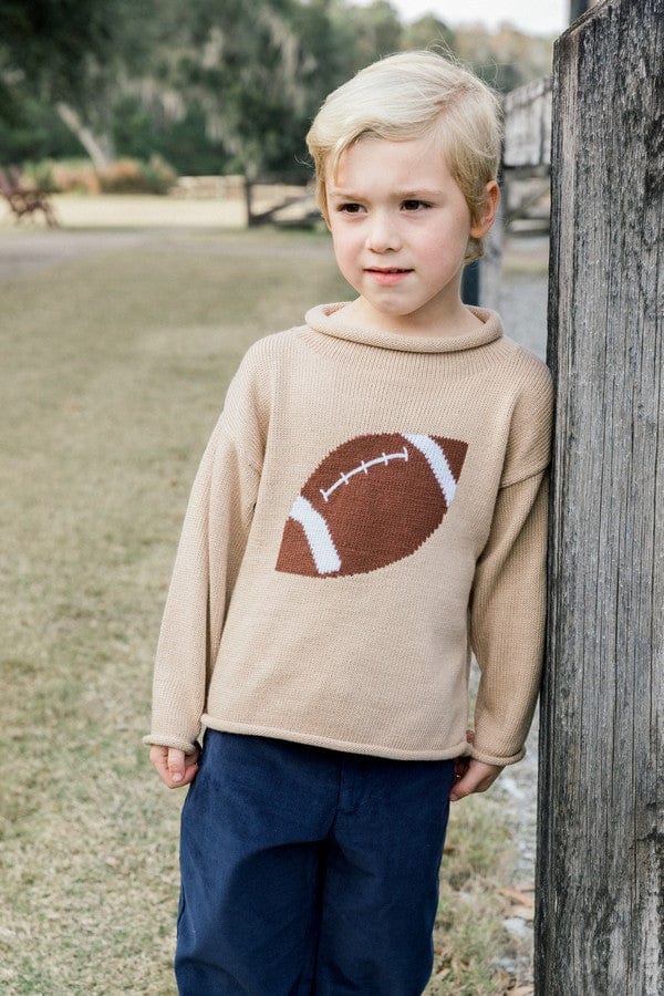 BAI - Bailey Boys Bailey Boys Football Roll Neck Sweater - Little Miss Muffin Children & Home