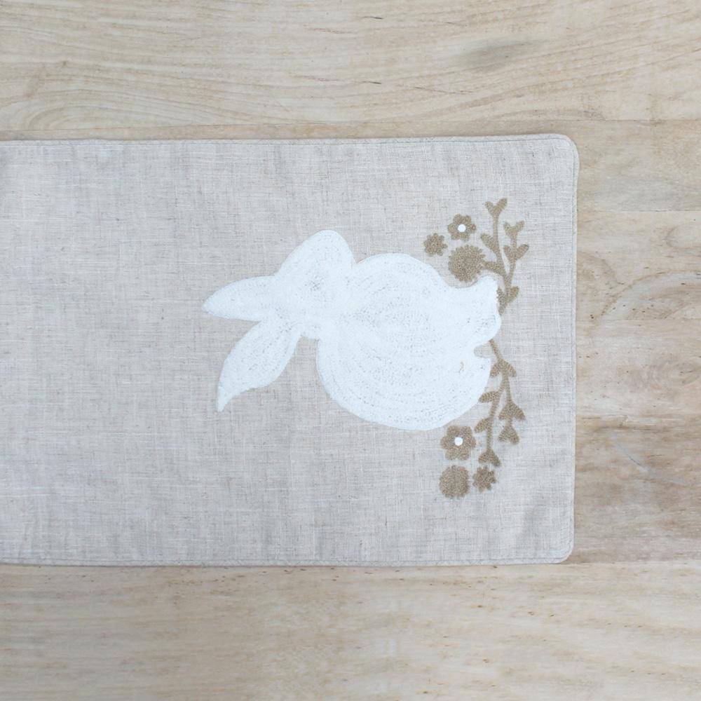 The Royal Standard - The Royal Standard Floral Bunny Embroidered Runner - Little Miss Muffin Children & Home