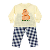 Bailey Boys Bailey Boys Black & White Pumpkin Pant Set - Little Miss Muffin Children & Home