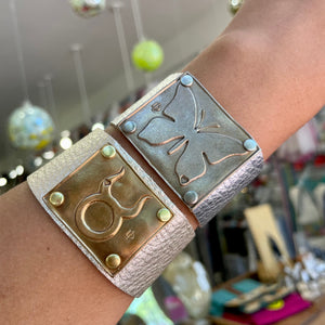 Lisa Devlin Designs Lisa Devlin Designs Taurus Leather Cuff - Little Miss Muffin Children & Home