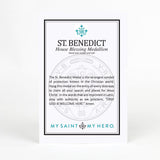 My Saint My Hero My Saint My Hero House Blessing Medallion - Saint Benedict Medal - Little Miss Muffin Children & Home