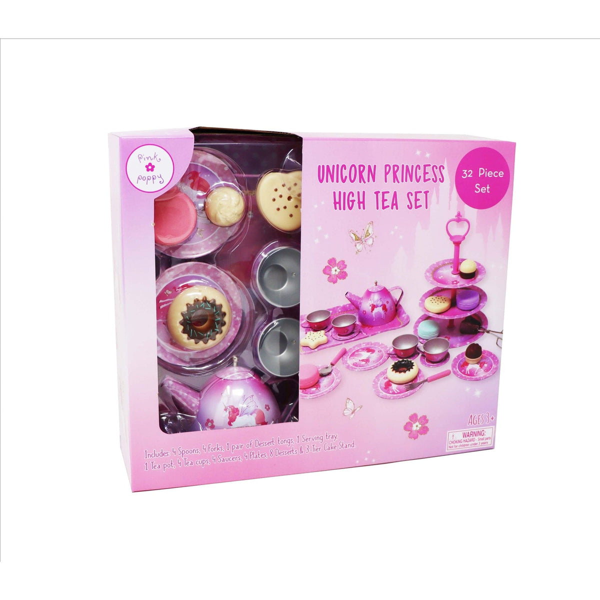 PFP - Pink Poppy Pink Poppy Unicorn Princess High Tea Set - Little Miss Muffin Children & Home