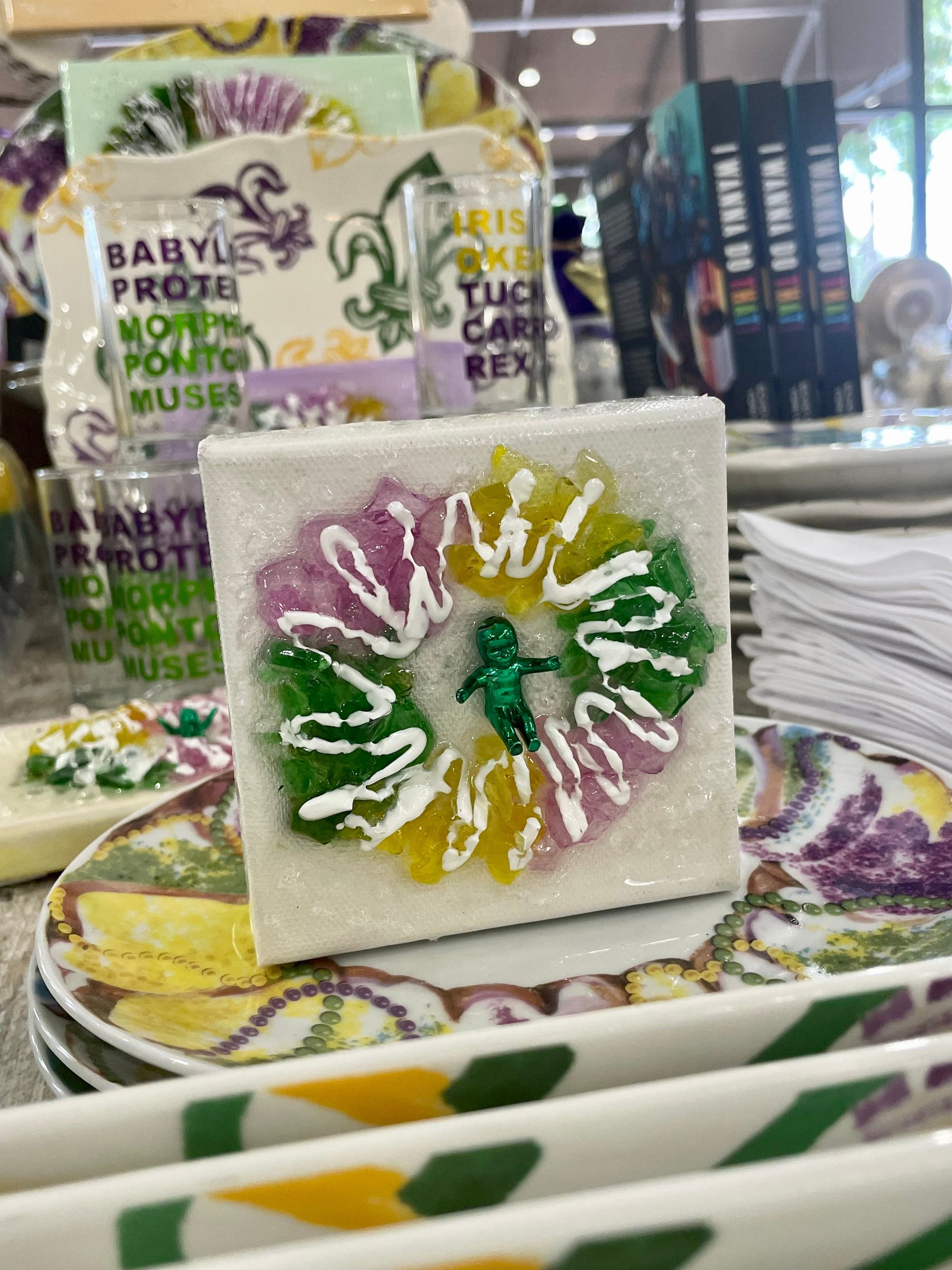 The Shard Shop The Shard Shop King Cake Hanging Art Pieces - Little Miss Muffin Children & Home