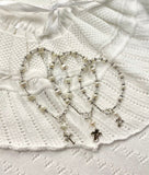 Augusta Designs Augusta Designs Pearl Rosary Baby Bracelets - Little Miss Muffin Children & Home