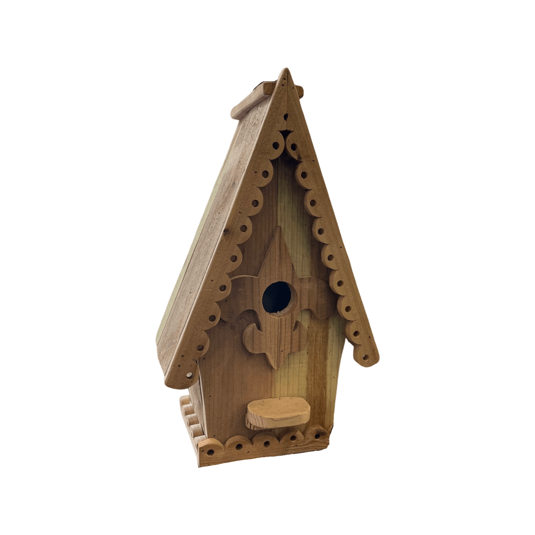 Nola Birdhouses Nola Birdhouses Gingerbread Fleur de Lis Birdhouse - Little Miss Muffin Children & Home