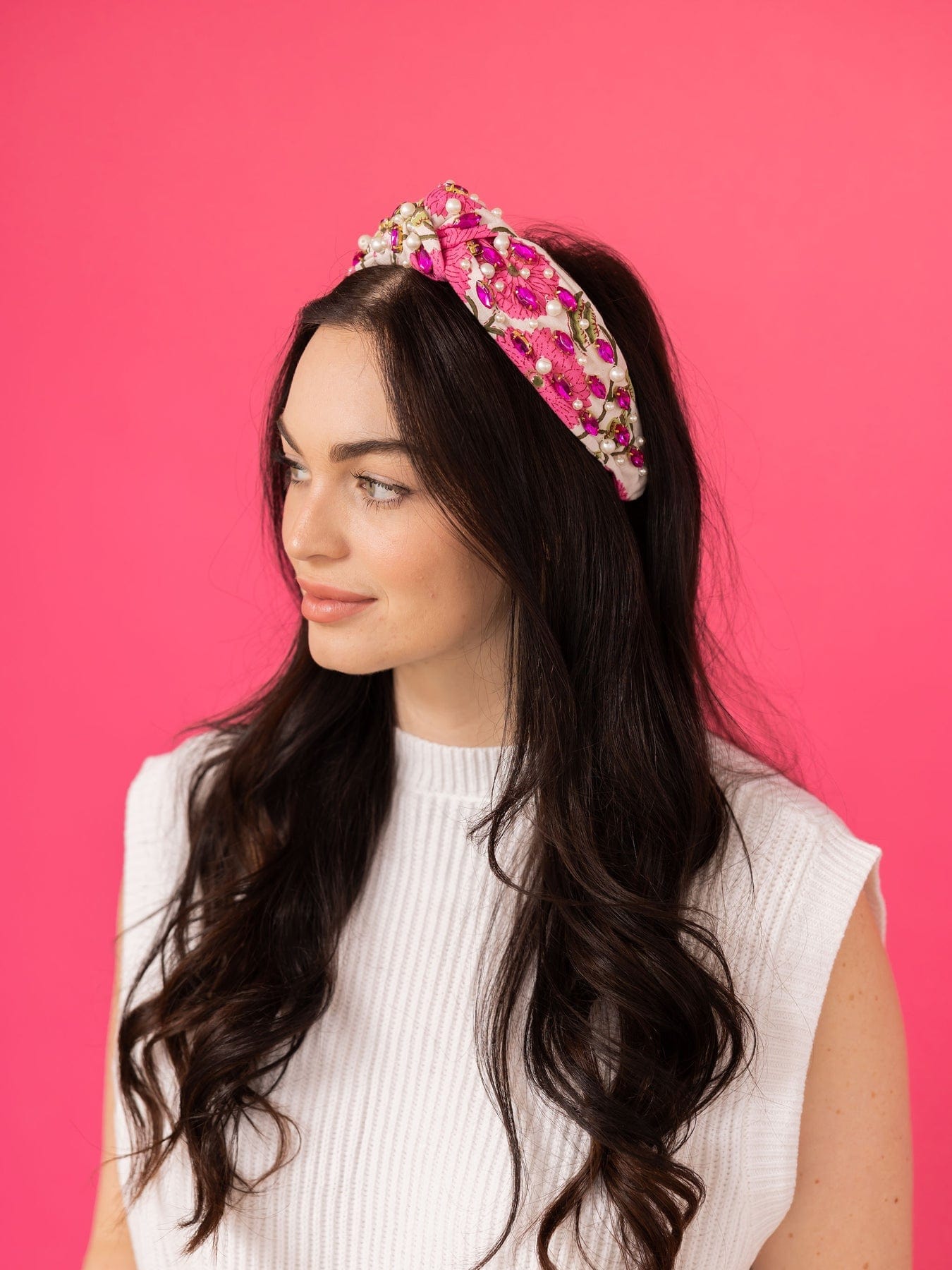 Golden Lily Golden Lily Floral Print Headband - Little Miss Muffin Children & Home