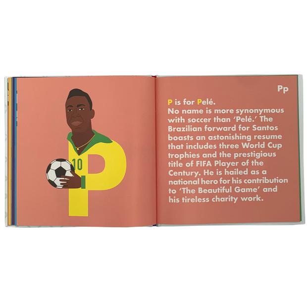 Alphabet Legends Men's Soccer Legends Alphabet Book - Little Miss Muffin Children & Home