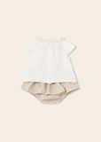 Mayoral Usa Inc Mayoral 2 Piece Linen Skirt Set for Baby Girl - Little Miss Muffin Children & Home