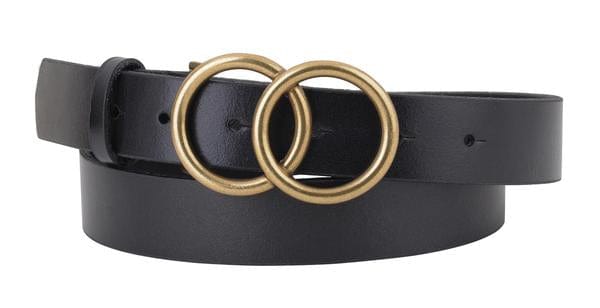 Most Wanted USA - MOST WANTED USA Glam Double Circle Leather Belt - Little Miss Muffin Children & Home