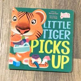 Fitzroy-Couglan - Hello Genius Little Tiger Picks Up board book - Little Miss Muffin Children & Home