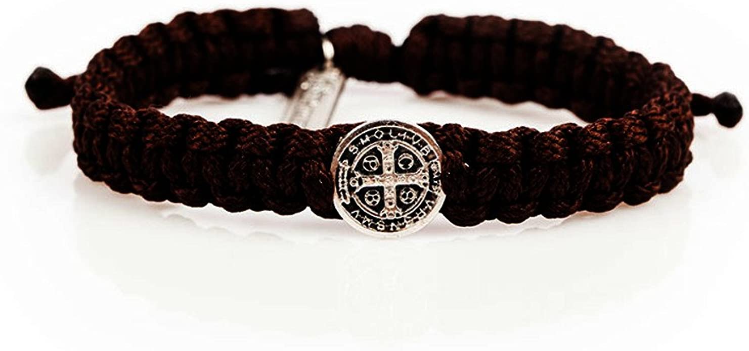 My Saint My Hero My Saint My Hero Men's One Blessing Bracelet Brown - Little Miss Muffin Children & Home