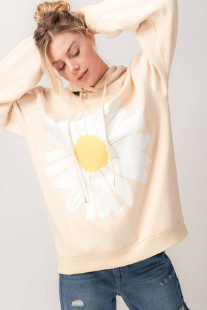 Urban Daizy Urban Daizy Fleece Daisy Oversized Hoodie - Little Miss Muffin Children & Home