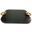 ABI - Abigail's Home Decor Abigail's Granite Tray, Brass Handles - Little Miss Muffin Children & Home