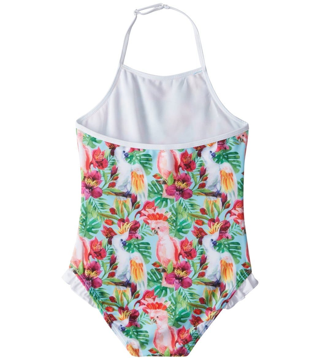 Snapper Rock Snapper Rock Tropical Birds One Piece Swim Suit - Little Miss Muffin Children & Home