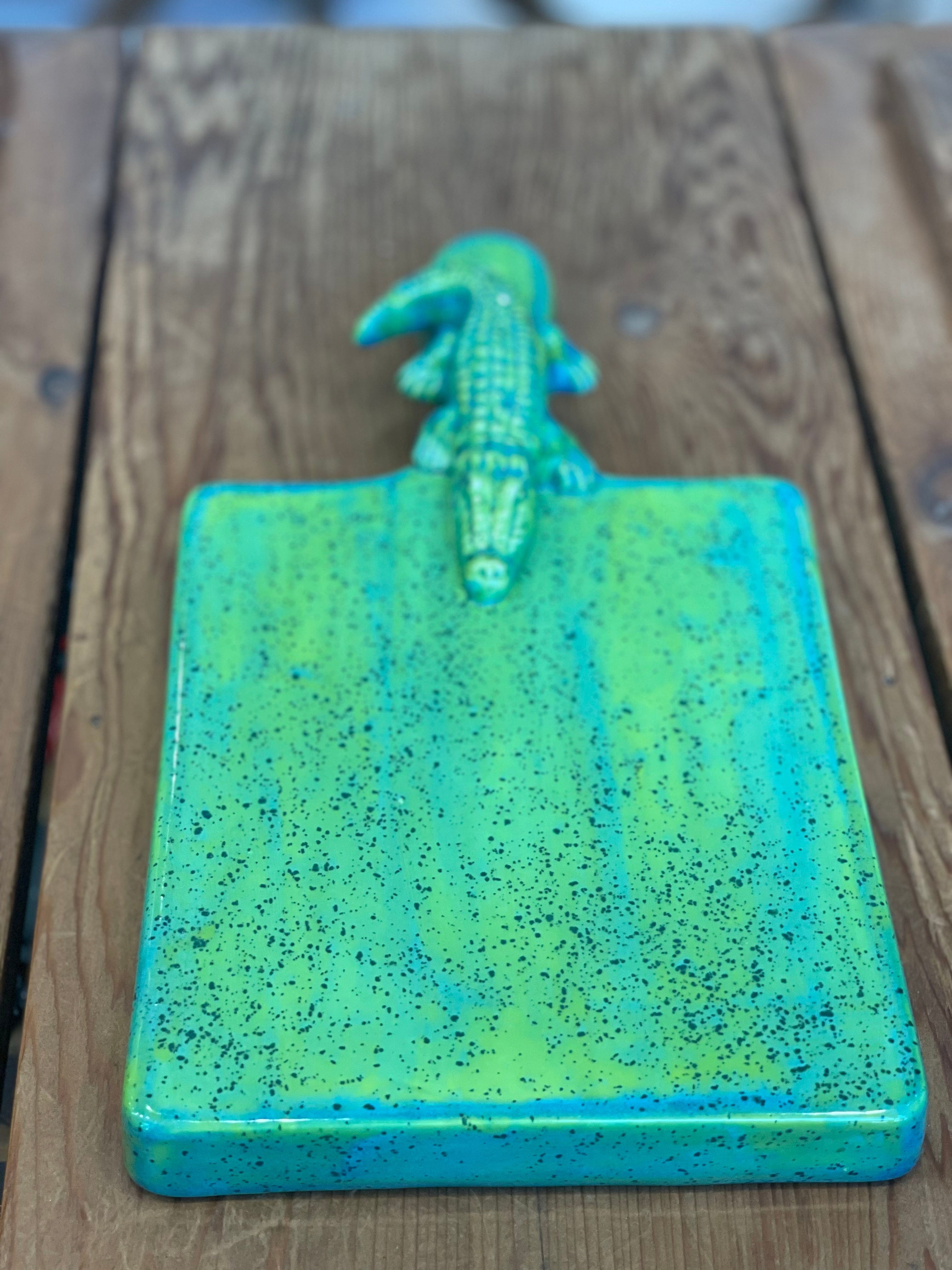 Slip Into Clay Slip Into Clay Alligator Cheese Board - Little Miss Muffin Children & Home