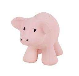 Tikiri Toys Tikiri Toys Pig Organic Rubber Rattle Teether & Bath Toy - Little Miss Muffin Children & Home