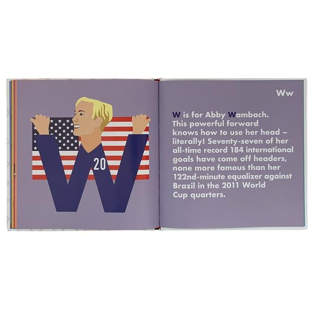 Alphabet Legends Women's Soccer Legends Alphabet Book - Little Miss Muffin Children & Home