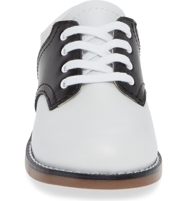 Badorf Shoe Footmates White and Black Cheer Oxford - Little Miss Muffin Children & Home