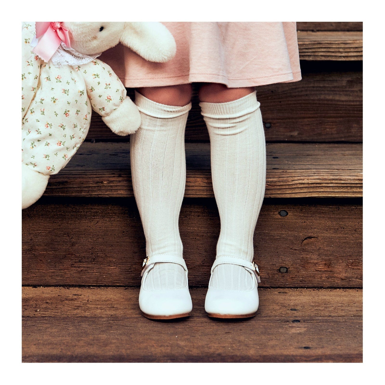 L'Amour Shoes L'Amour Rebecca Dressy Flat Pearly - Little Miss Muffin Children & Home