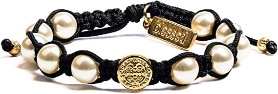 My Saint My Hero My Saint My Hero Divine Blessings Bracelet Gold/Black - Little Miss Muffin Children & Home