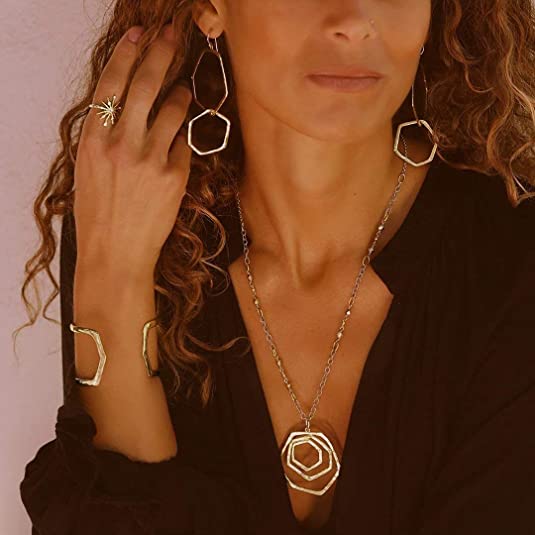 Waxing Poetic Waxing Poetic Phenomenal Brass, Silver & Swarovski Crystal Starburst Ring - Little Miss Muffin Children & Home