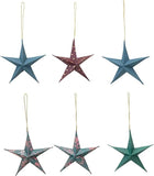 Creative Co-op Creative Co-Op Box Of 6 Paper Star Ornaments - Little Miss Muffin Children & Home