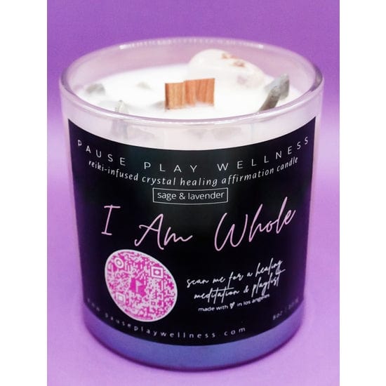 Pause Play Wellness Pause Play Wellness 'I Am Whole' Meditation Candle - Little Miss Muffin Children & Home