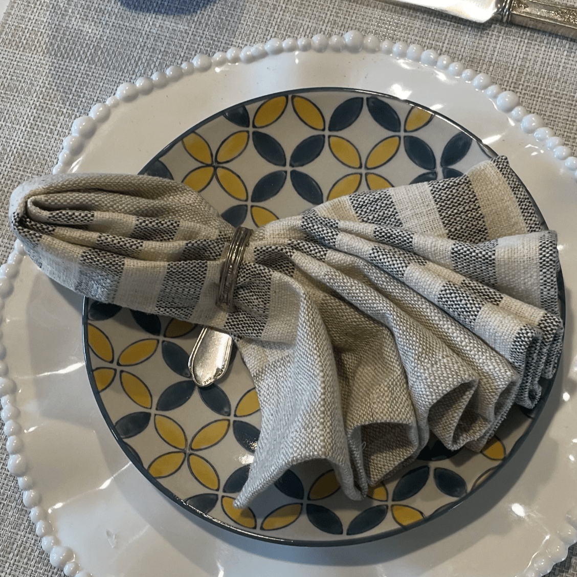 CCO - Creative Co-op Creative Co-Op Round Stoneware Labor Day Plates - Little Miss Muffin Children & Home