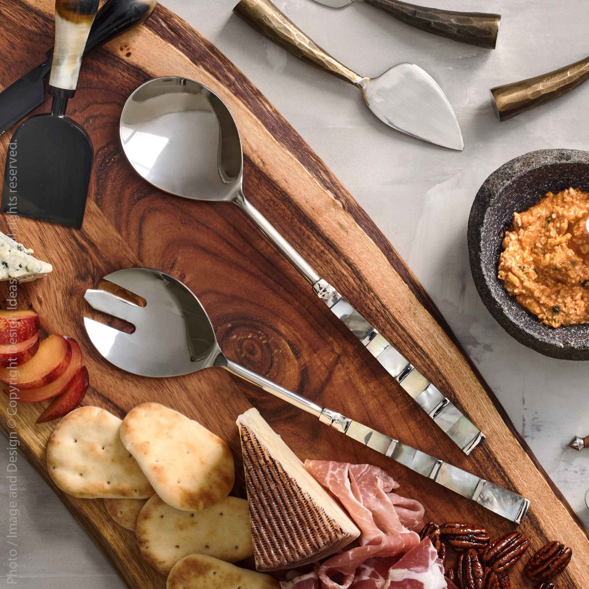 Design Ideas Design Ideas Abalon Salad Server Set - Little Miss Muffin Children & Home